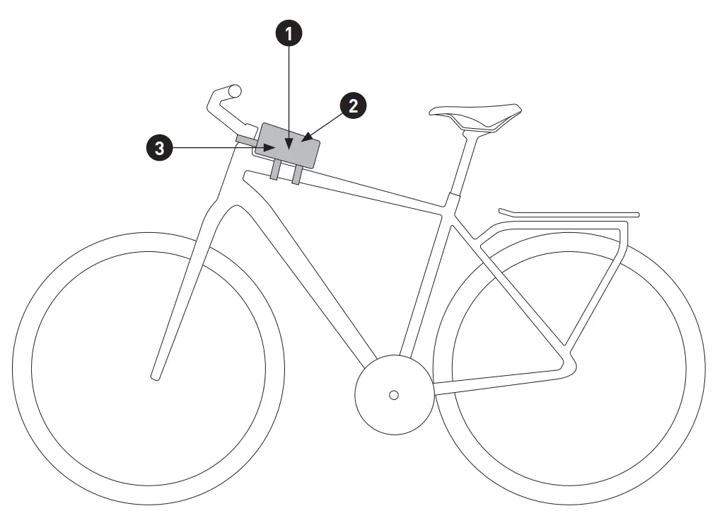 ACID Top Tube Bag CMPT 1 Bike