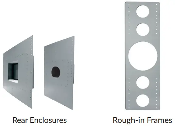 KEF Ci200R Architectural Speaker - Rear Enclosures