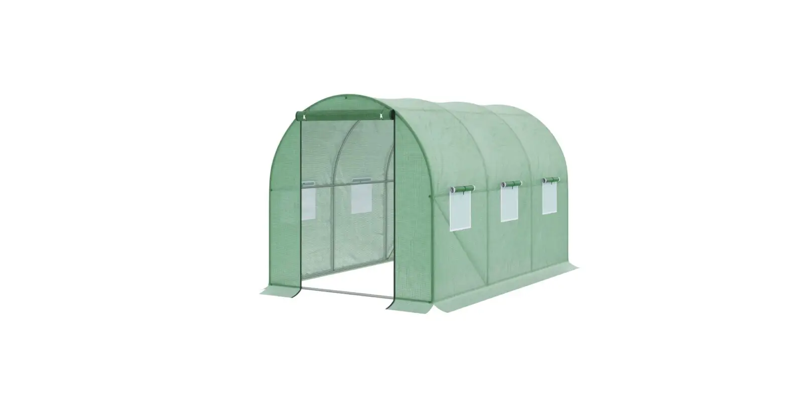 Outsunny 845-775v00 Walk In Polytunnel Greenhouse Instruction Manual