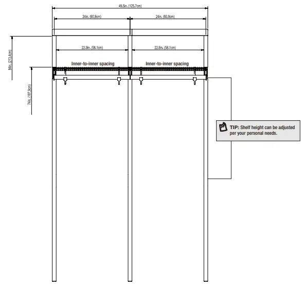 EVERBILT-1007160279-49.5-Inch-Long-Hang-with-Shoe-Rack-fig-9