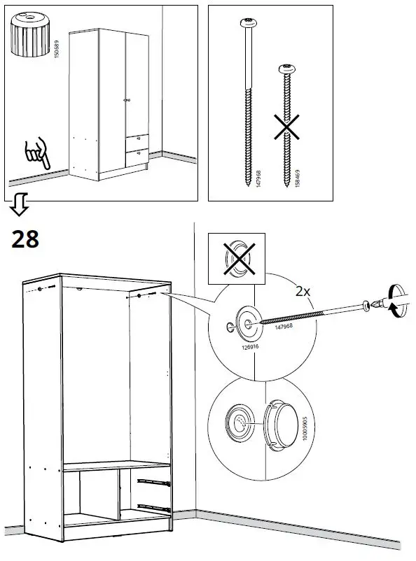 IKEA-AA-2394109-2-VILHATTEN-Wardrobe-with-2-Doors-and-2-Drawers-FIG-23