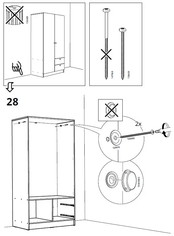 IKEA-AA-2394109-2-VILHATTEN-Wardrobe-with-2-Doors-and-2-Drawers-FIG-24