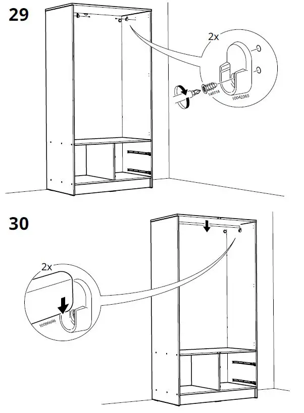IKEA-AA-2394109-2-VILHATTEN-Wardrobe-with-2-Doors-and-2-Drawers-FIG-25