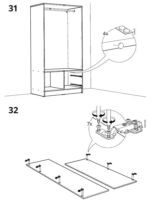 IKEA-AA-2394109-2-VILHATTEN-Wardrobe-with-2-Doors-and-2-Drawers-FIG-26