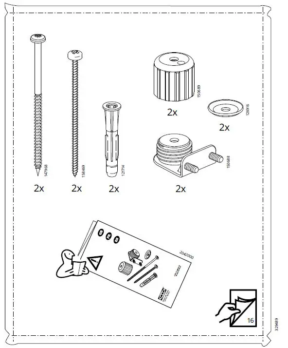 IKEA-AA-2394109-2-VILHATTEN-Wardrobe-with-2-Doors-and-2-Drawers-FIG-5