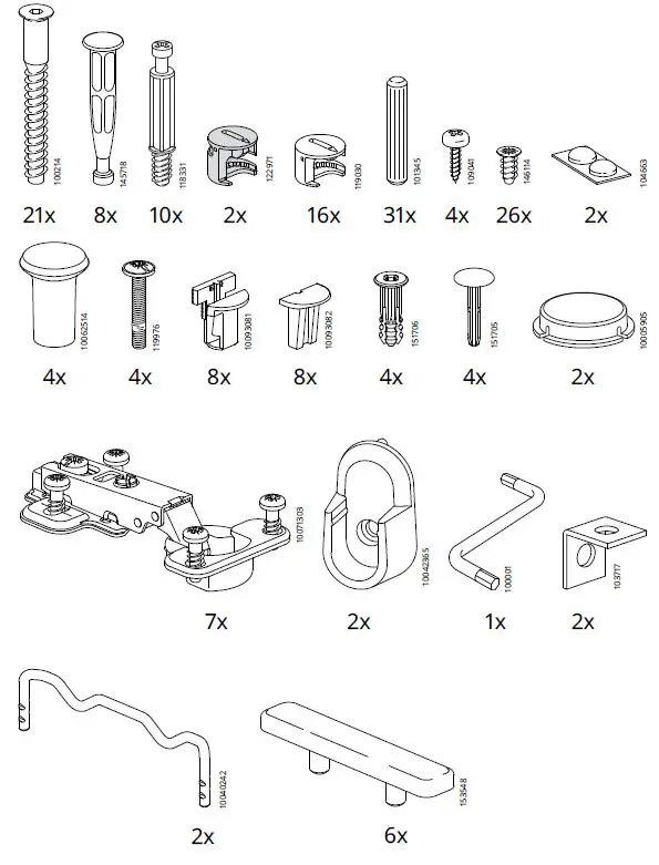 IKEA-AA-2394109-2-VILHATTEN-Wardrobe-with-2-Doors-and-2-Drawers-FIG-6