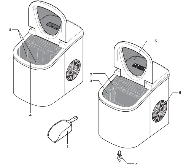 hOmeLabs-HME010019-Countertop-26-Pound-Ice-Maker-fig-1