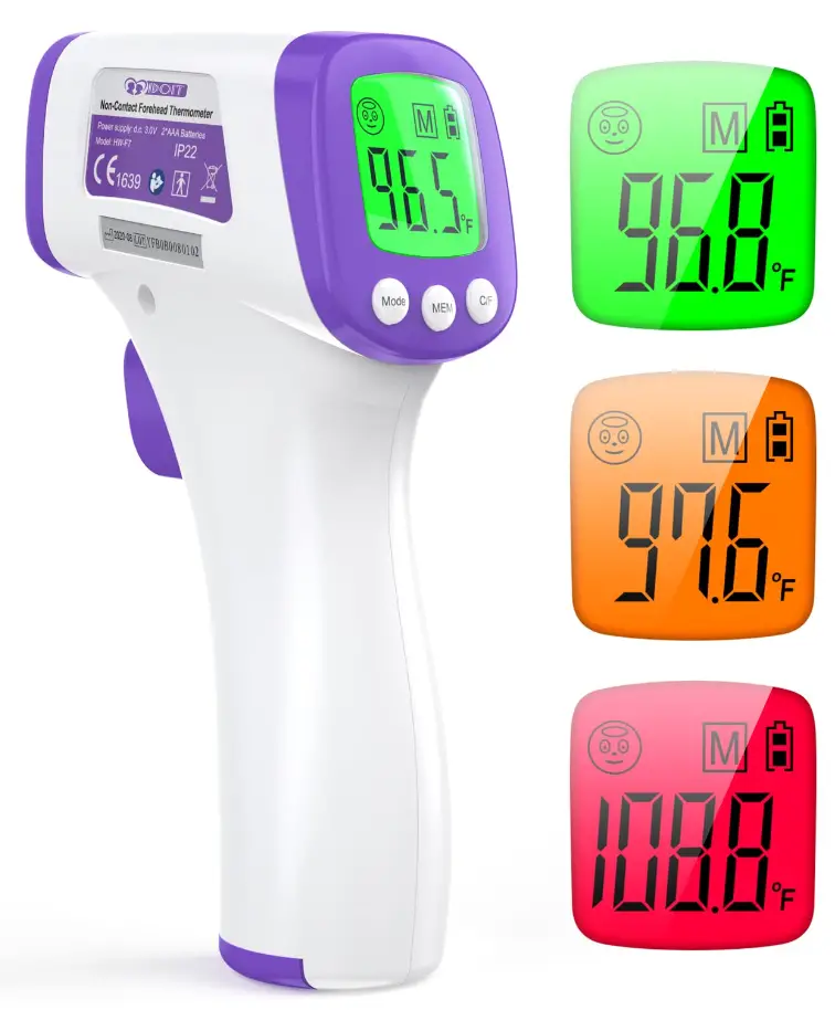 IDION iTempShield Battery-Powered Wearable Thermometer