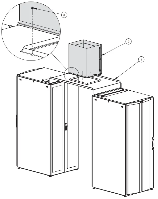 nVent HOFFMAN PCPC712 Chimney Ceiling Panel - Fig 1