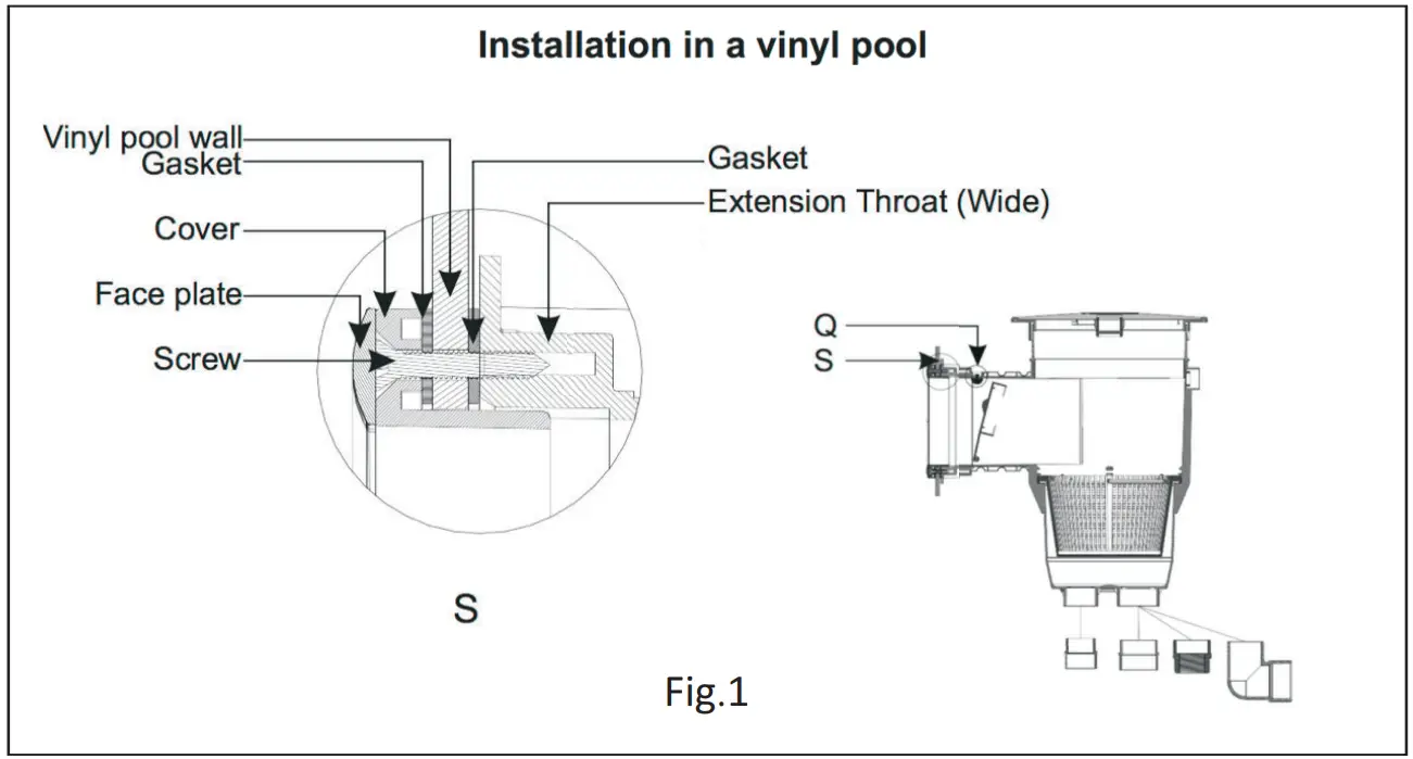 FLOTIDE EM0130TS-SV 15L. Standard Skimmer - fig 1