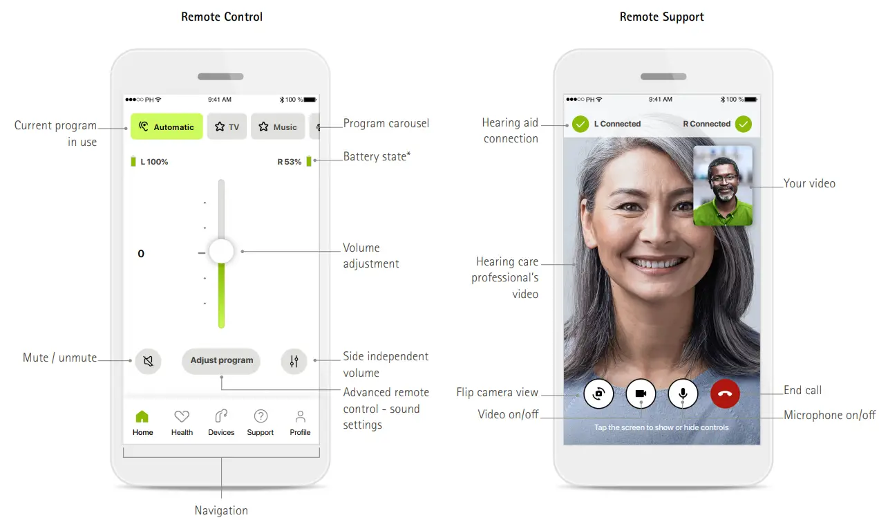 myPhonak App - app 1