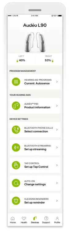 myPhonak App - app 24