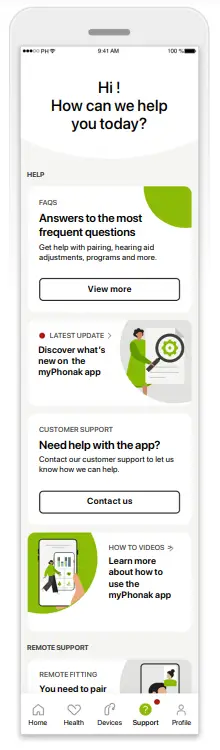 myPhonak App - app 26