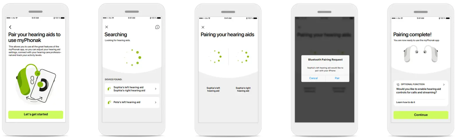 myPhonak App - app 5