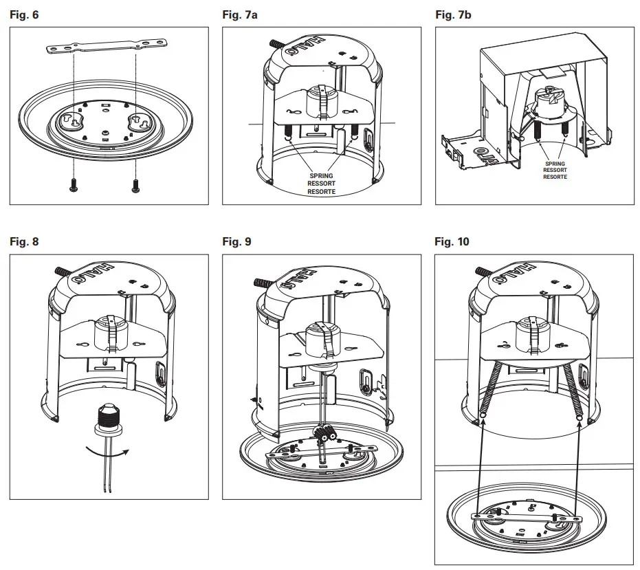 HALO HLS Series Cooper Lighting Solutions - bracket screws 9