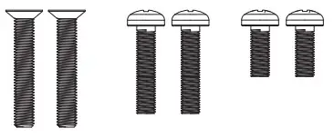 HALO HLS Series Cooper Lighting Solutions - bracket screws