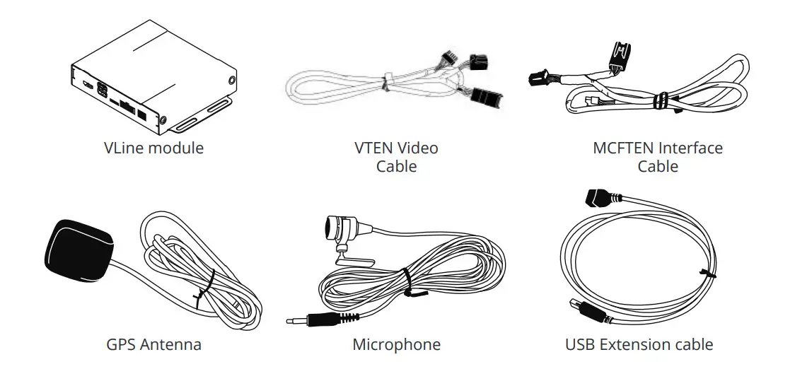 GROM VLine TENVL2 Auto Infotainment System - package