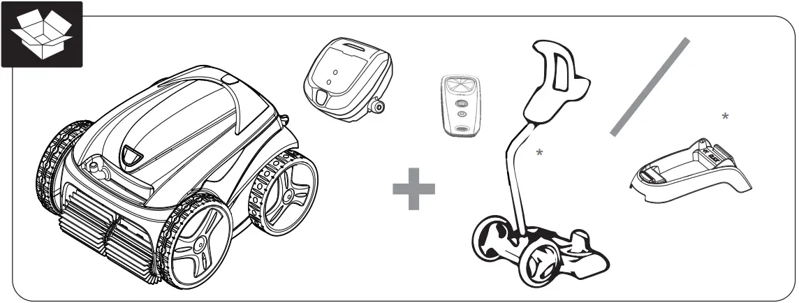 ZODIAC Vortex 2WD OV 3500 Pool Cleaning Robot - FIGURE 1