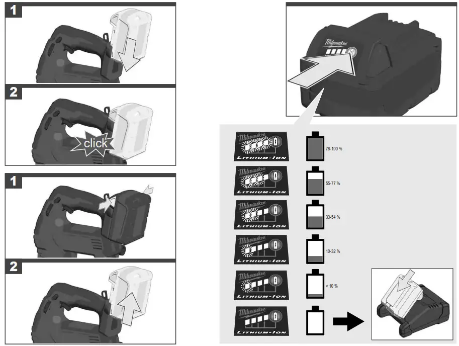 Milwaukee 4933440493 M18 GG Battery Grease Gun - fig 1