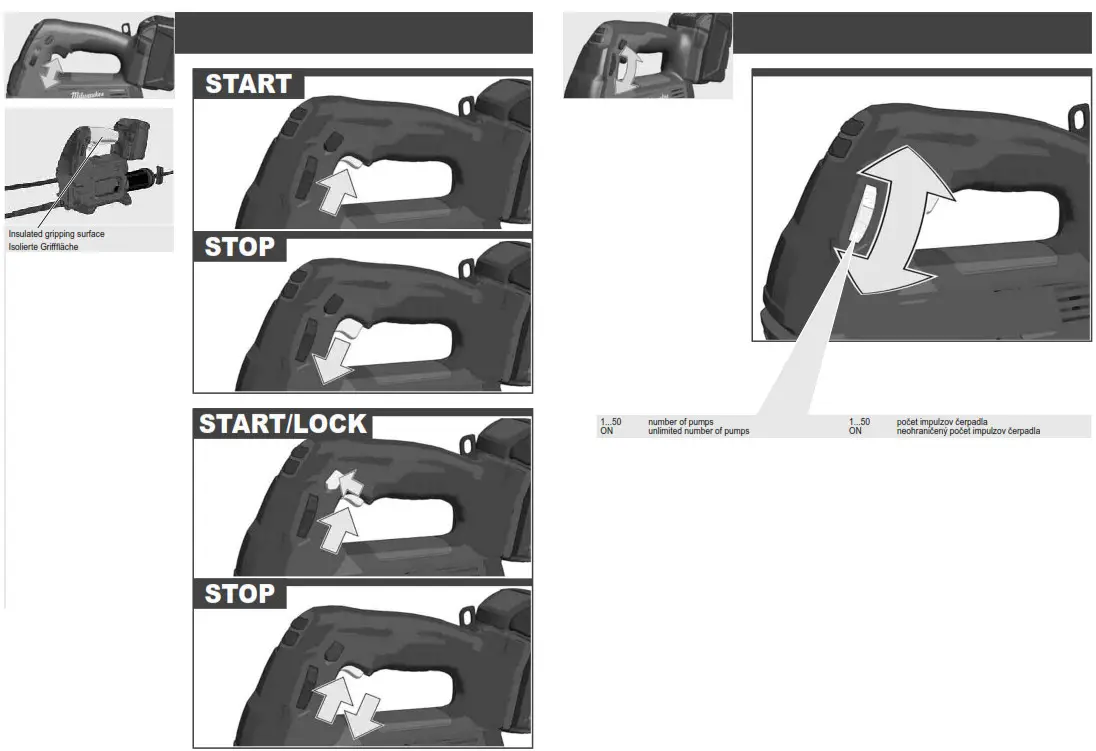 Milwaukee 4933440493 M18 GG Battery Grease Gun - fig 4