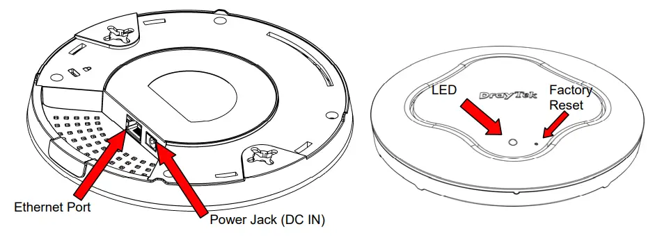 DrayTek VigorAP 912C 802.11ac Ceiling Mount AP - Explanation