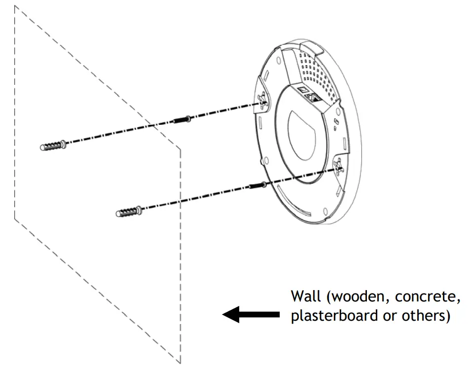 DrayTek VigorAP 912C 802.11ac Ceiling Mount AP - screws 2