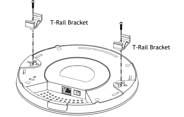 DrayTek VigorAP 912C 802.11ac Ceiling Mount AP - screws