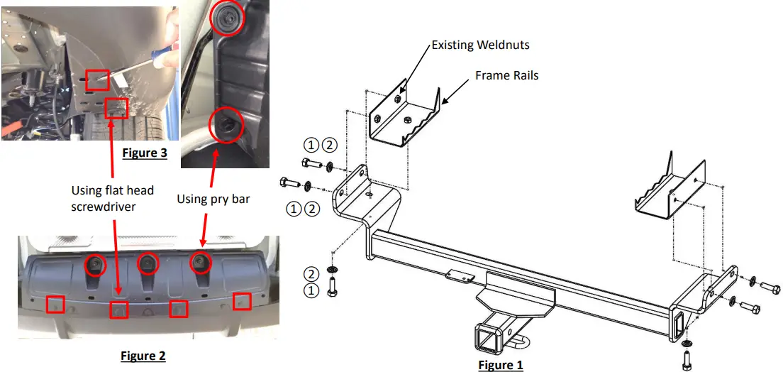 HORIZON GLOBAL 76509 Class 3 Trailer Hitch 2 Inch Receiver - Representative Vehicle Photo2