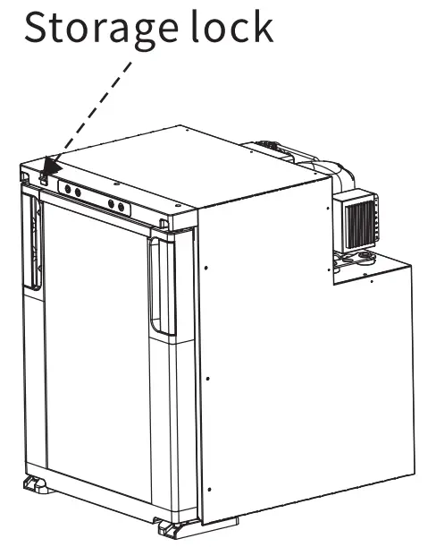 BODEGA R50 12 Volt RV Refrigerator - diagram 10