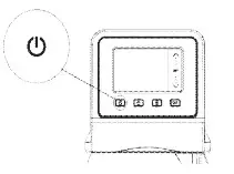 PolyScience 110-822 Refrigerated Circulator - button