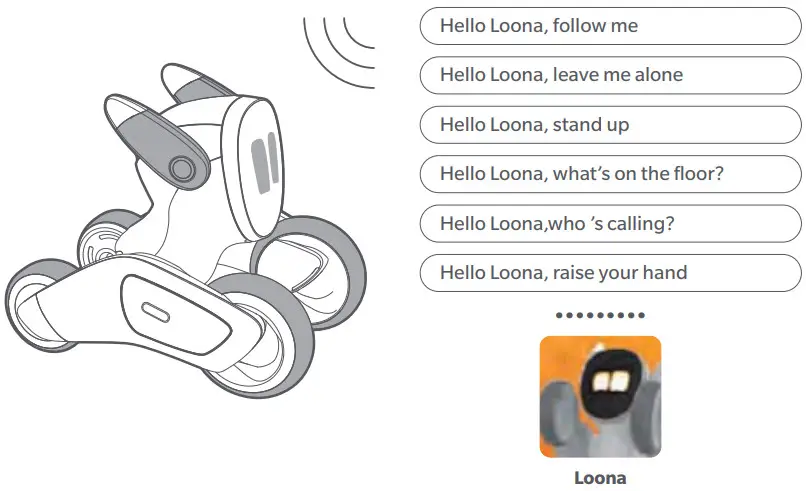 Loona KY004LN01 Smart Toy Robot - Voice recognition