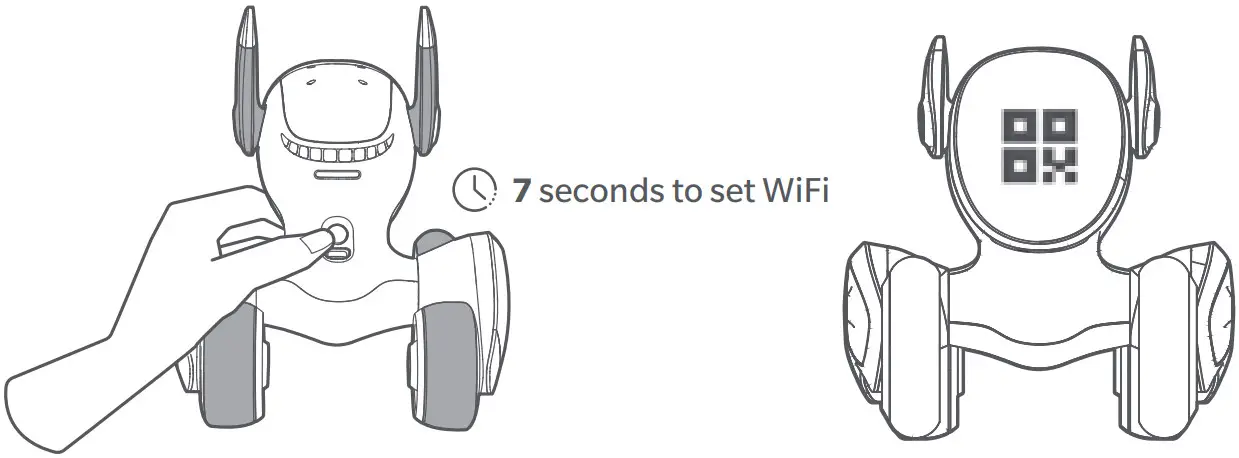 Loona KY004LN01 Smart Toy Robot - WiFi connection 1