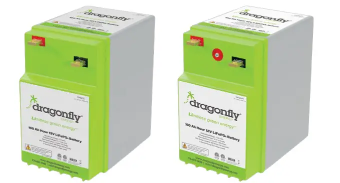 dragonfly ENERGY DFGC2 100Ah 12V GC2 LiFePO4 Battery