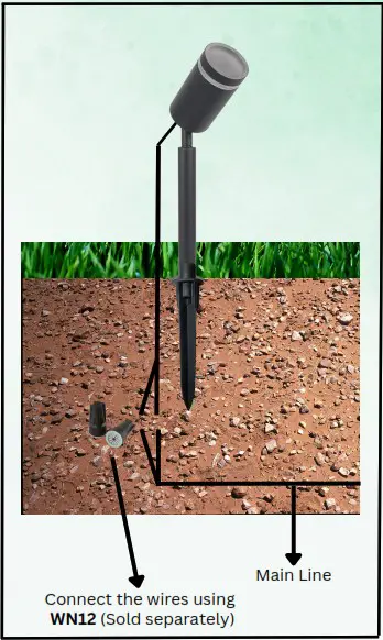 ABBA LIGHTING SPS03 Stainless Steel Spot Light - NSTALLATION INSTRUCTION 1