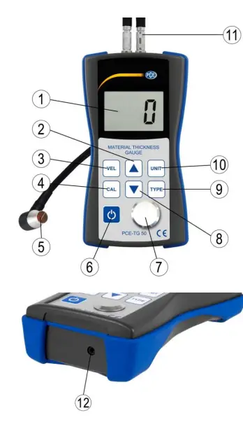 PCE-Instruments-PCE-TG-50-Material-Thickness-Gauge-fig-1