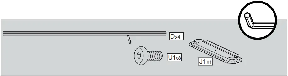 SOJAG 772830167191 Savino Black Metal Rectangle Screened Gazebo - 17