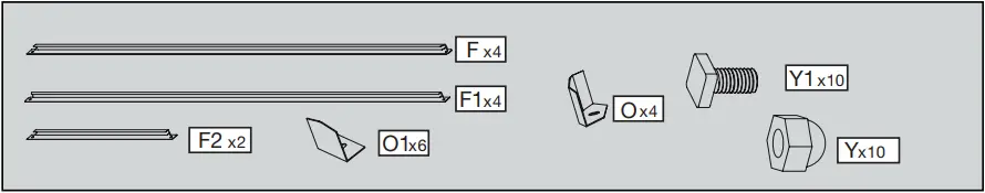 SOJAG 772830167191 Savino Black Metal Rectangle Screened Gazebo - 29