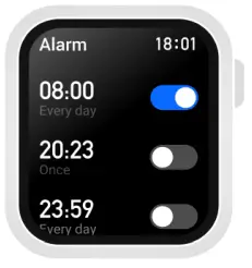 BOULT 1675855918 Ridge Smartwatch - Alarm clock