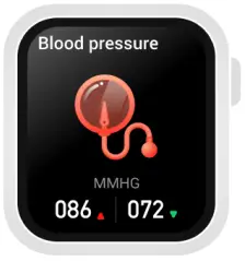 BOULT 1675855918 Ridge Smartwatch - Blood pressure