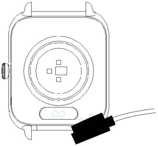 BOULT 1675855918 Ridge Smartwatch - Watch charging