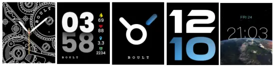 BOULT 1675855918 Ridge Smartwatch - home screen