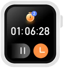 BOULT 1675855918 Ridge Smartwatch - stopwatch