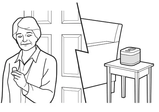 lifelines Communicator HomeSafe Standard Cellular Wristband - Button