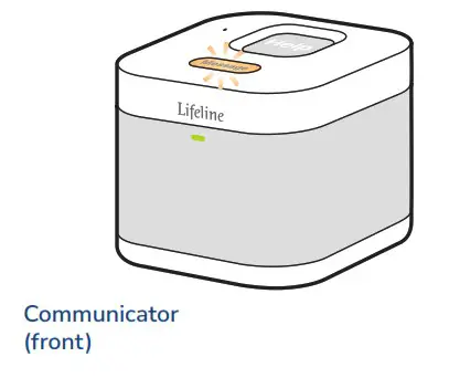 lifelines Communicator HomeSafe Standard Cellular Wristband - flashing