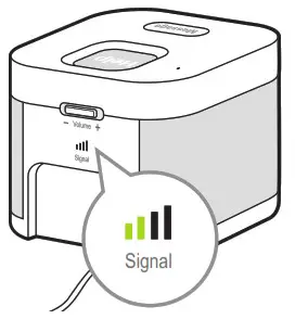 lifelines Communicator HomeSafe Standard Cellular Wristband - signal