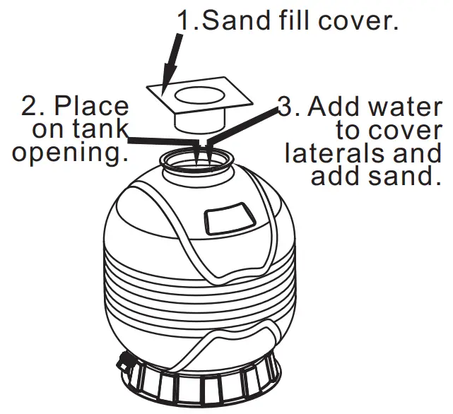FLOTIDE MFV17 Filter S Max Series Top Mount Sand Filter - cover