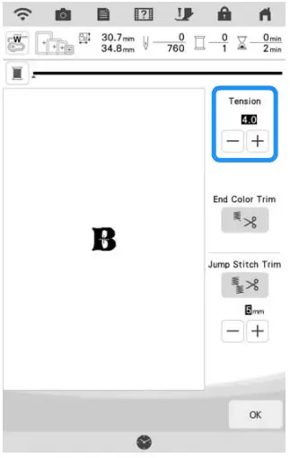 Thread Tension Setting