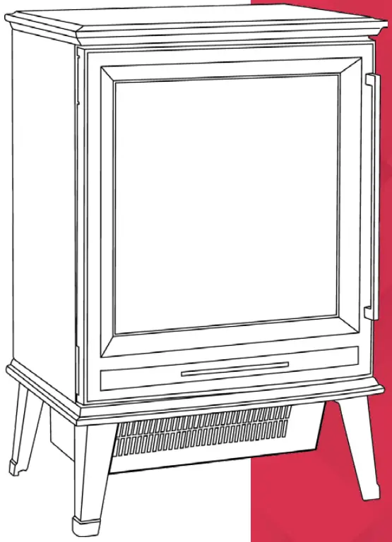 Dimplex LVT20 AU Laverton 2kW Electric Stove