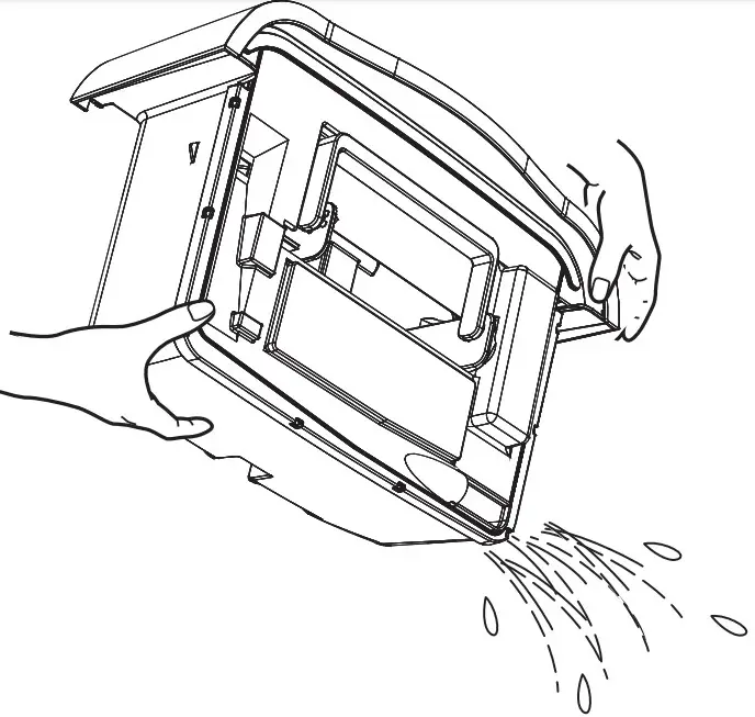 Using the water bucket