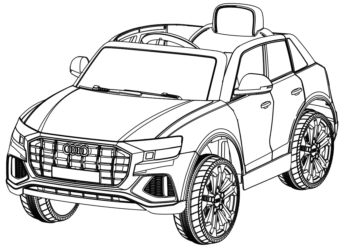 TOYZ Audi Q8 Battery Operated Ride On Car